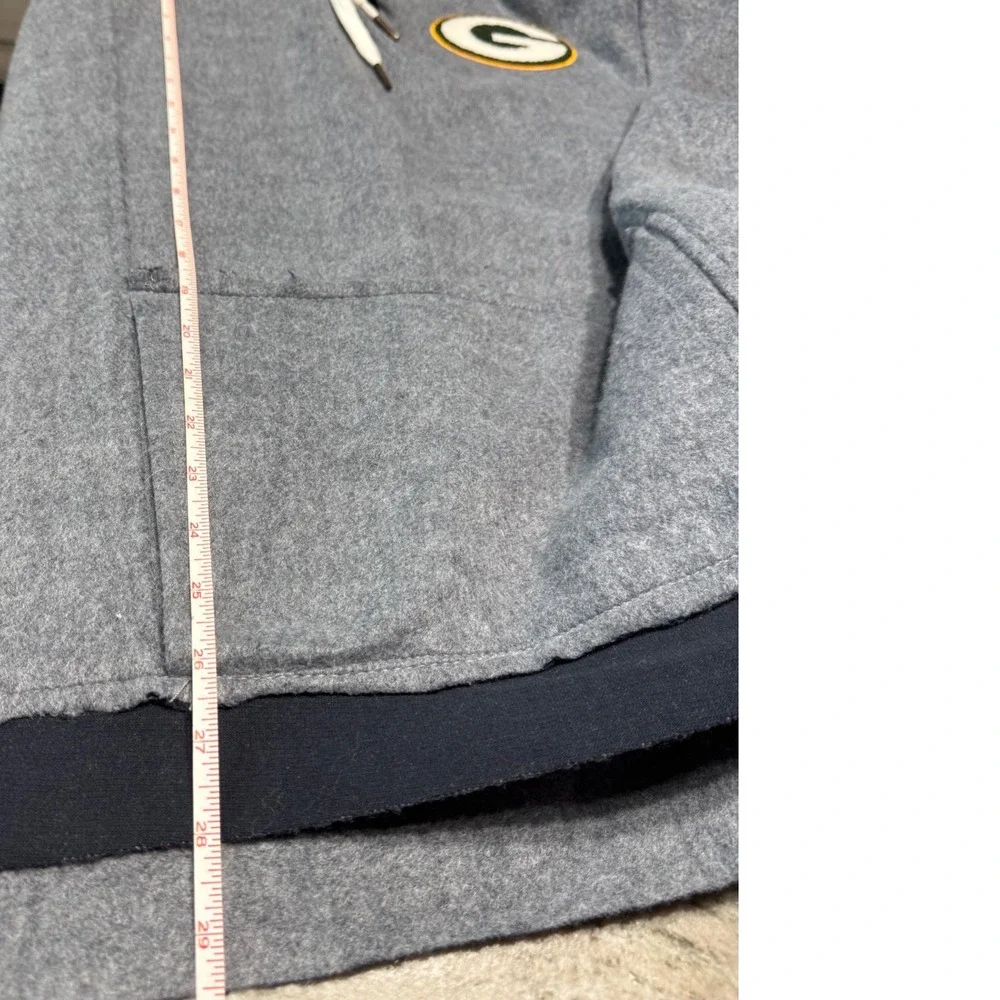 Little‎ Earth Womens Green Bay Packers OS Grey Lace-Up Hooded Poncho NFL Gameday
